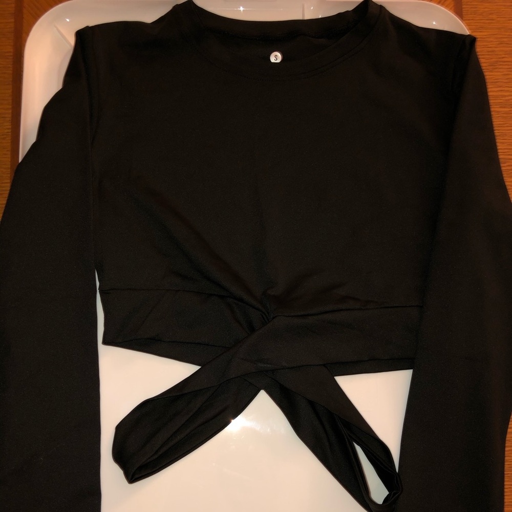 NVGTN crisscross crop top.